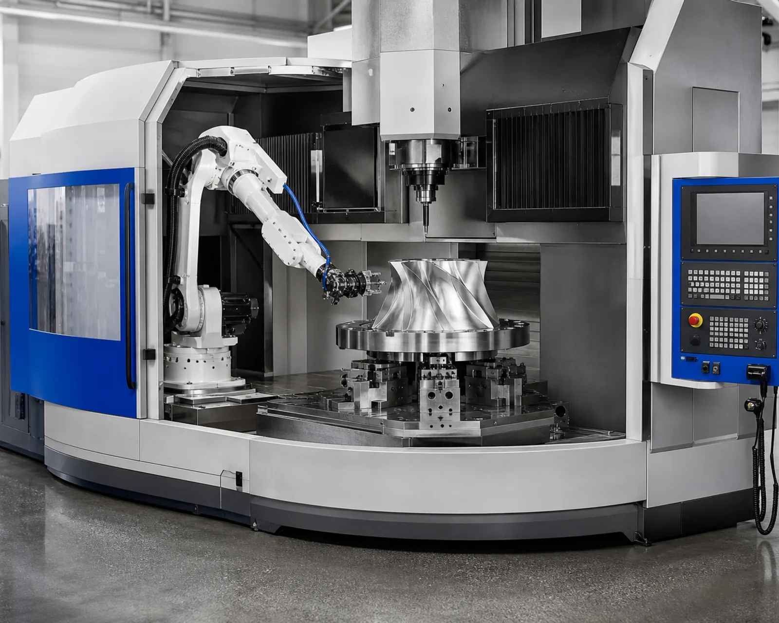 Metalna industrija — CNC obrada i robotska ćelija za obradu metala